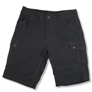 KUHL Renegade Cargo Shorts Mens 36x12 Koal Grey 5136 Hiking Camping